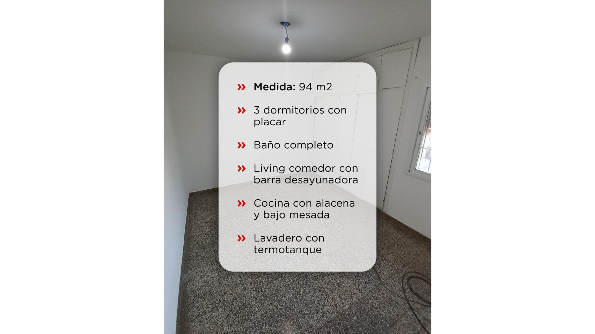VENDE DEPARTAMENTO 3 DORMITORIOS - foto 3