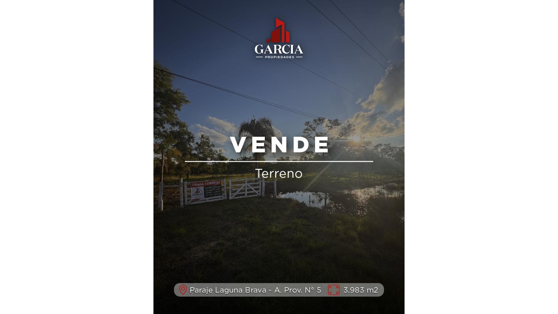 VENDE TERRENO SOBRE AUTOVIA PROVINCIAL N°5 - principal