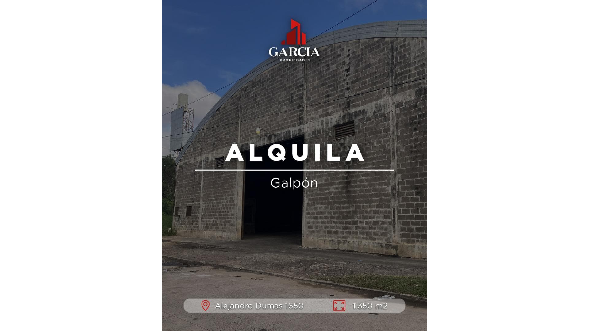 ALQUILA GALPÓN 1350 M2 - principal