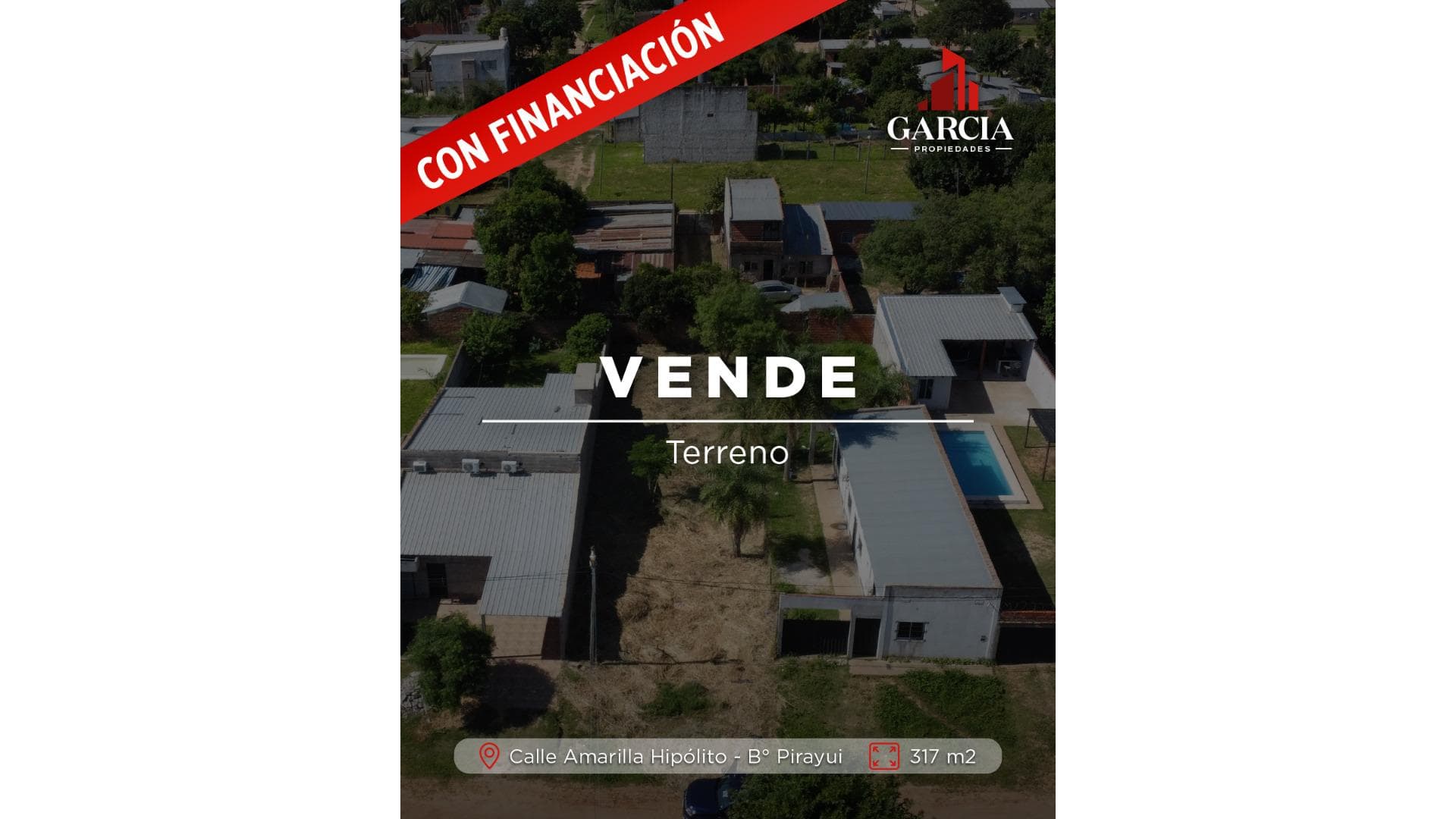 VENDEN Terreno de 317 m2 - principal