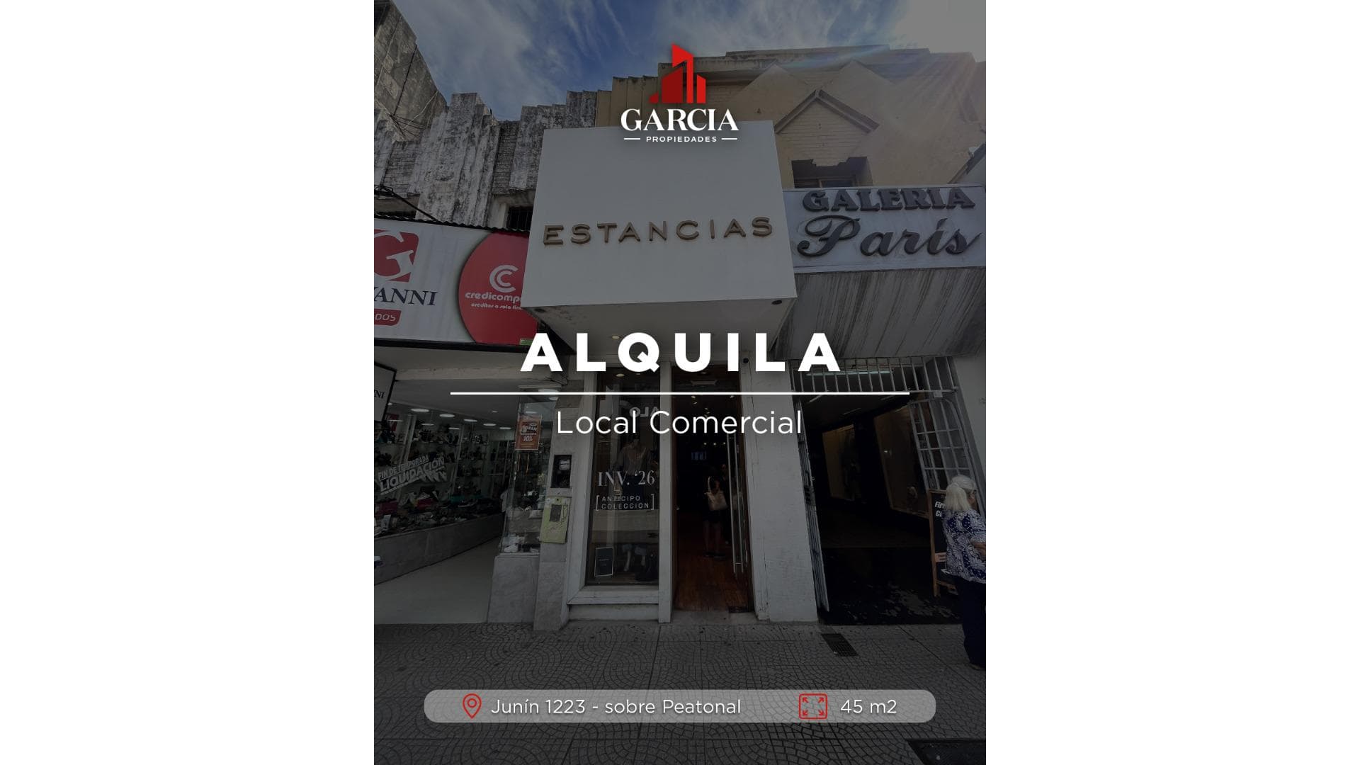 ALQUILA LOCAL SOBRE PEATONAL JUNIN - principal