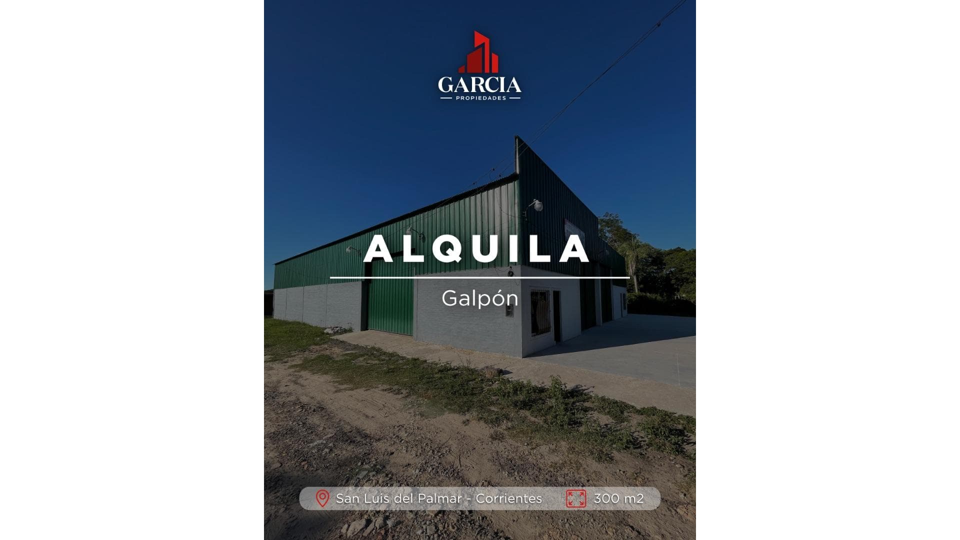 ALQUILA GALPON DE 300 M2 EN SAN LUIS DEL PALMAR - principal