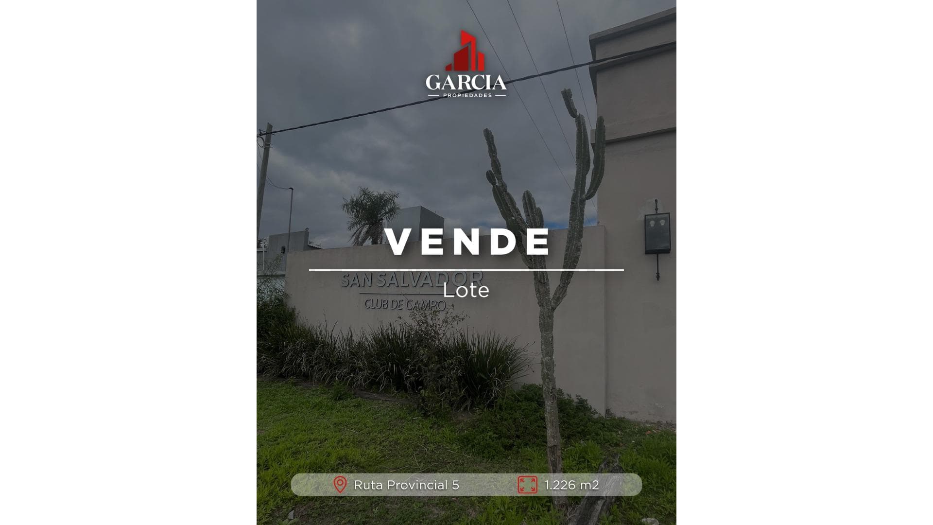 VENDE LOTE EN BARRIO PRIVADO - principal